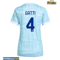 Juventus Federico Gatti #4 Auswärtstrikot Frauen 2025-26 Kurzarm